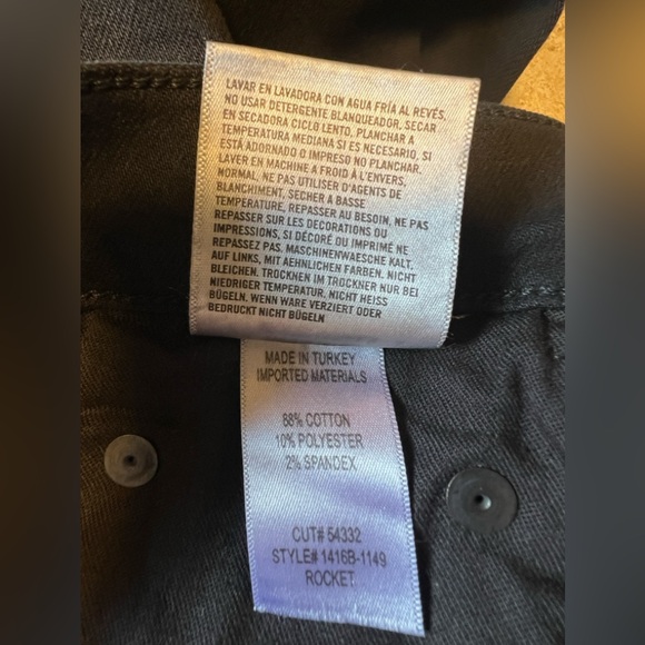 Citizens of Humanity Mid Rise Rocket Skinny Jeans in Plush Black (27, 28) NWOT - Picture 8 of 9